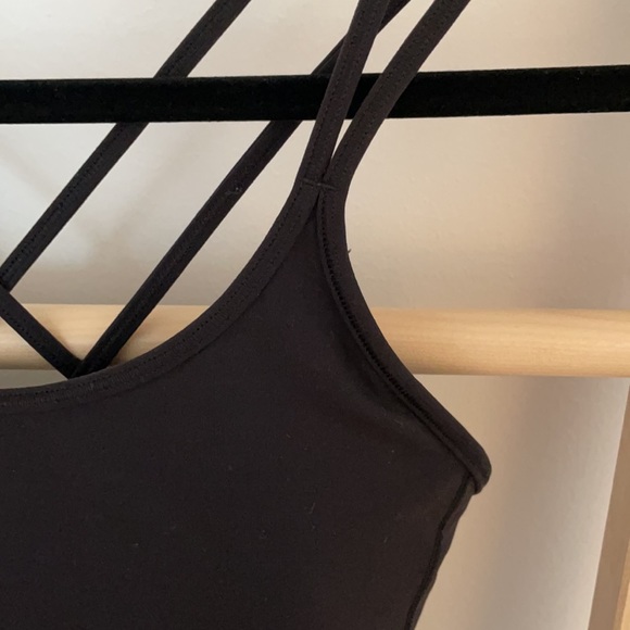 Lululemon black Everlux strappy tank - Picture 2 of 3